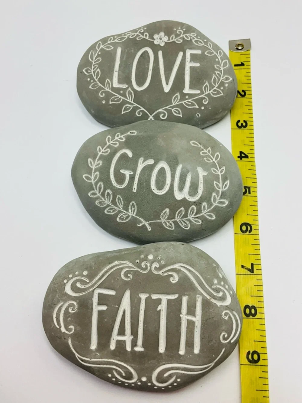 🌼4/$10🌼 3pc Set Decorative Inspirational Rock Stones - Indoor & Outdoor Use - Picture 5 of 6